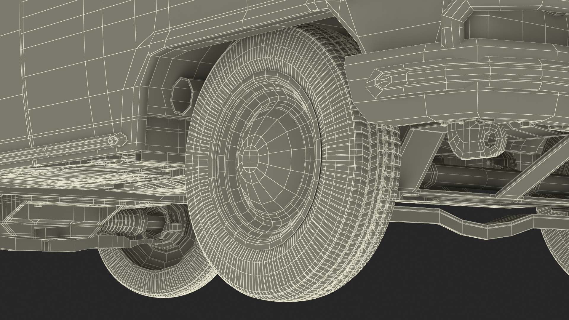Volkswagen Type 2 Pickup Truck Rigged 3D
