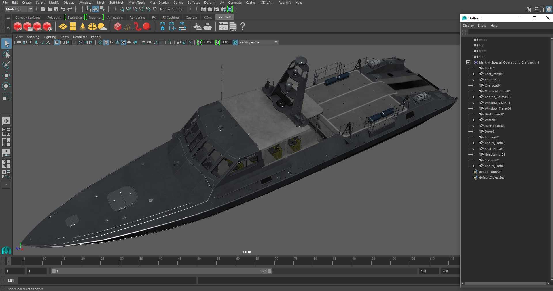 3D Mark V Special Operations Craft