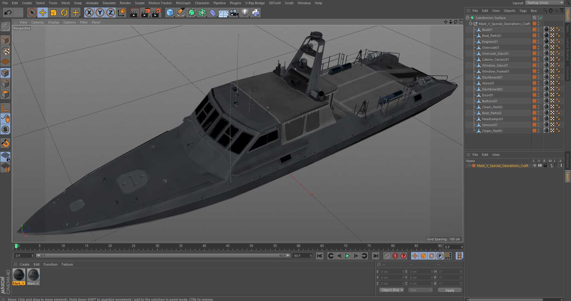 3D Mark V Special Operations Craft