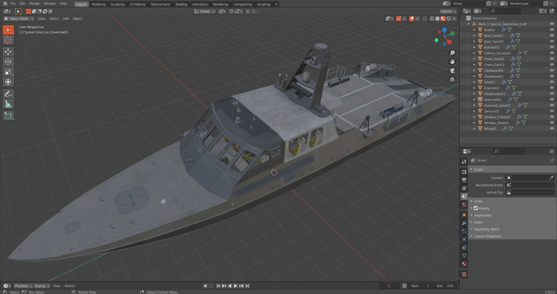 3D Mark V Special Operations Craft