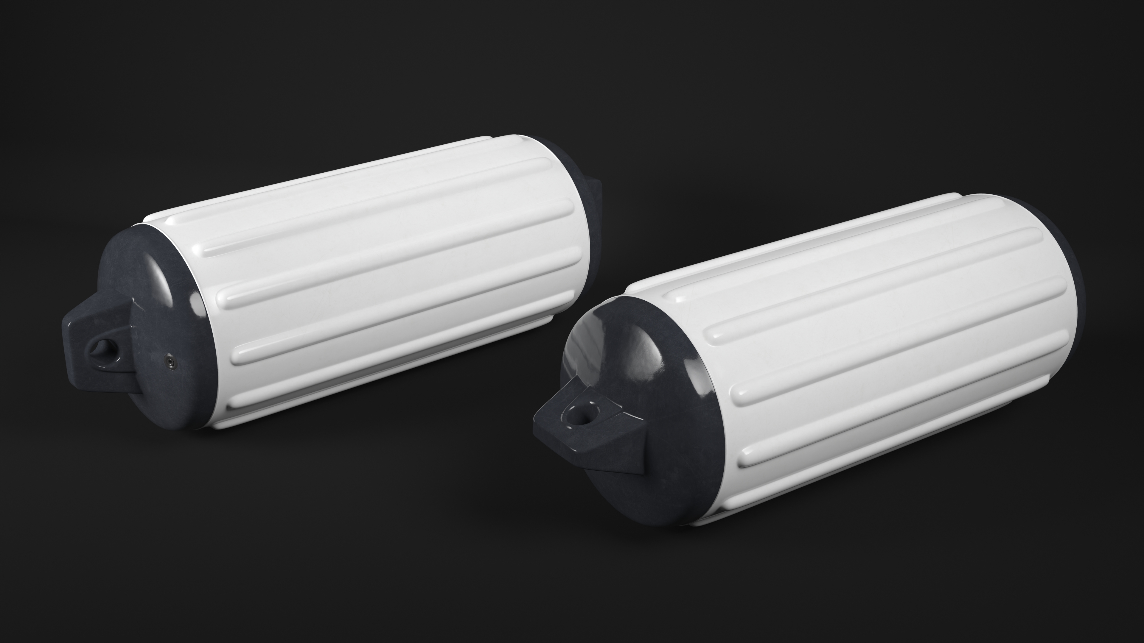 Boat Bumper White 3D