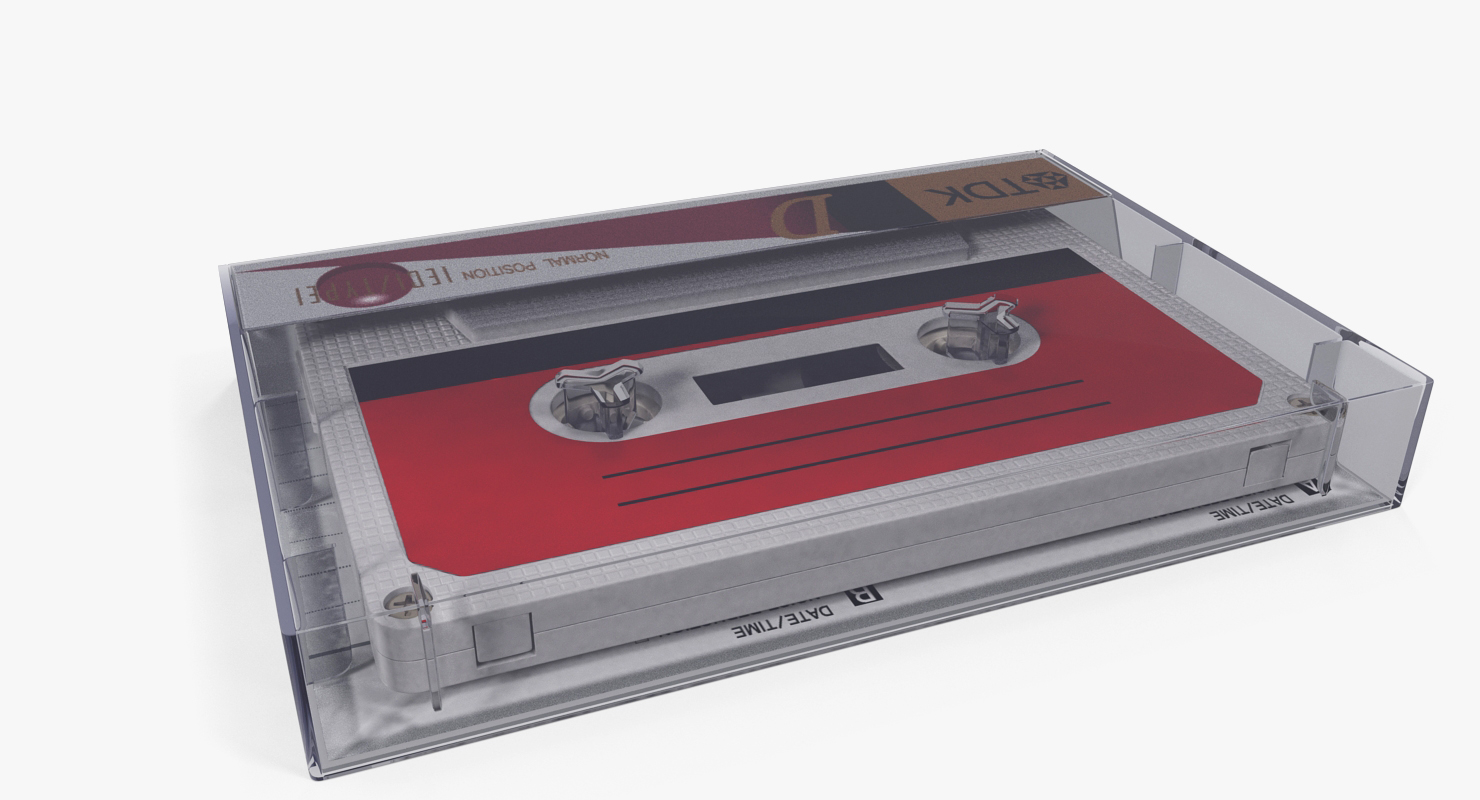 Vintage Audio Tape in the Box 3D model