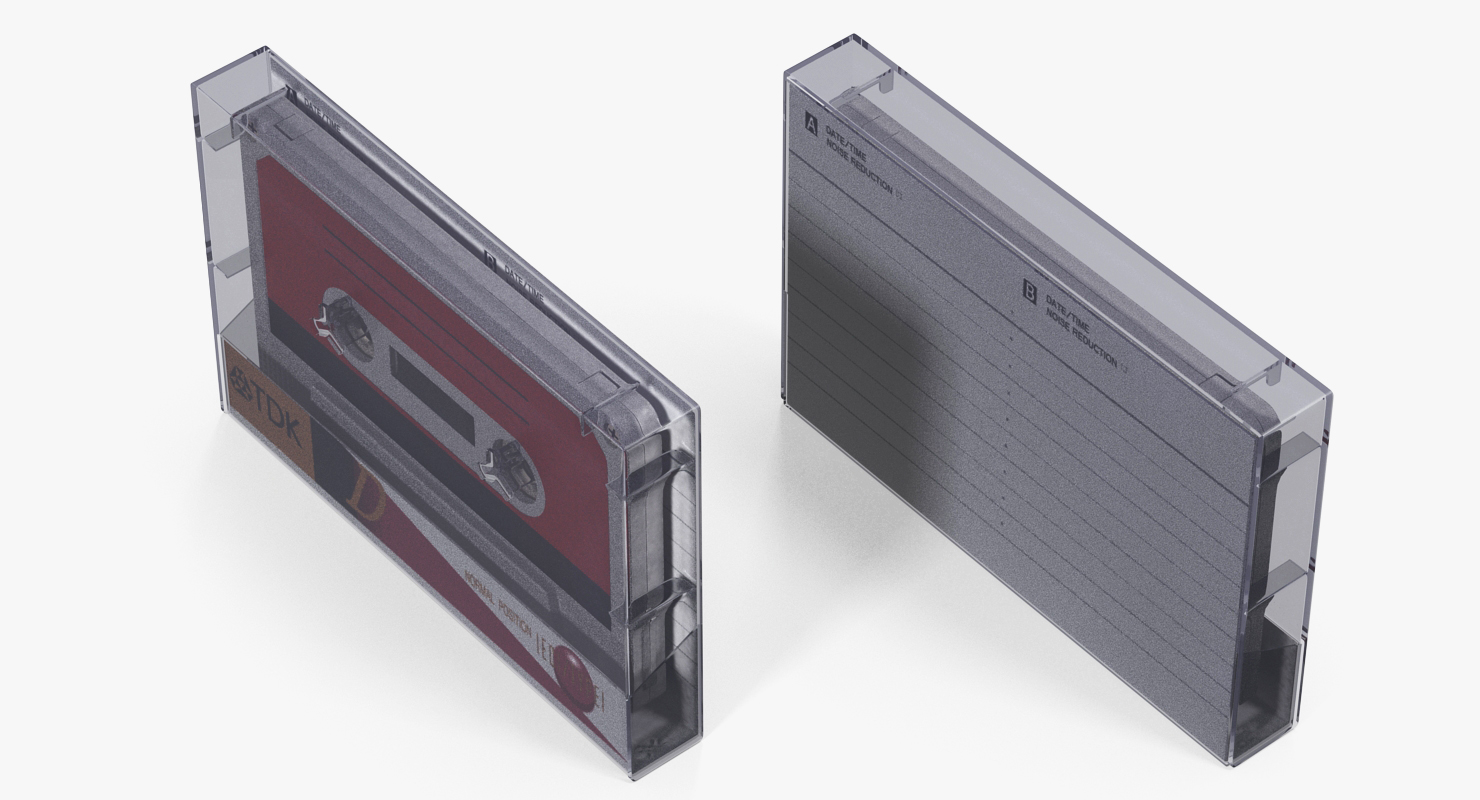 Vintage Audio Tape in the Box 3D model