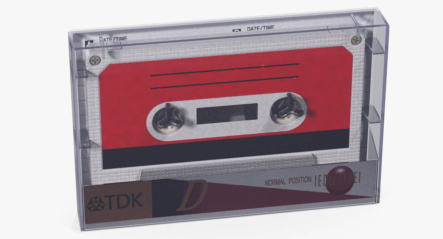 Vintage Audio Tape in the Box 3D model