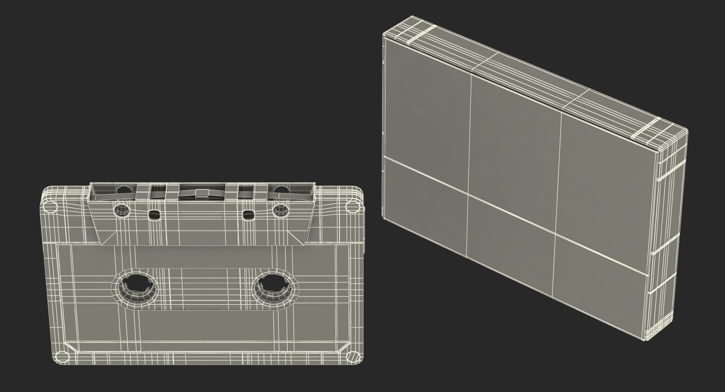Vintage Audio Tape in the Box 3D model