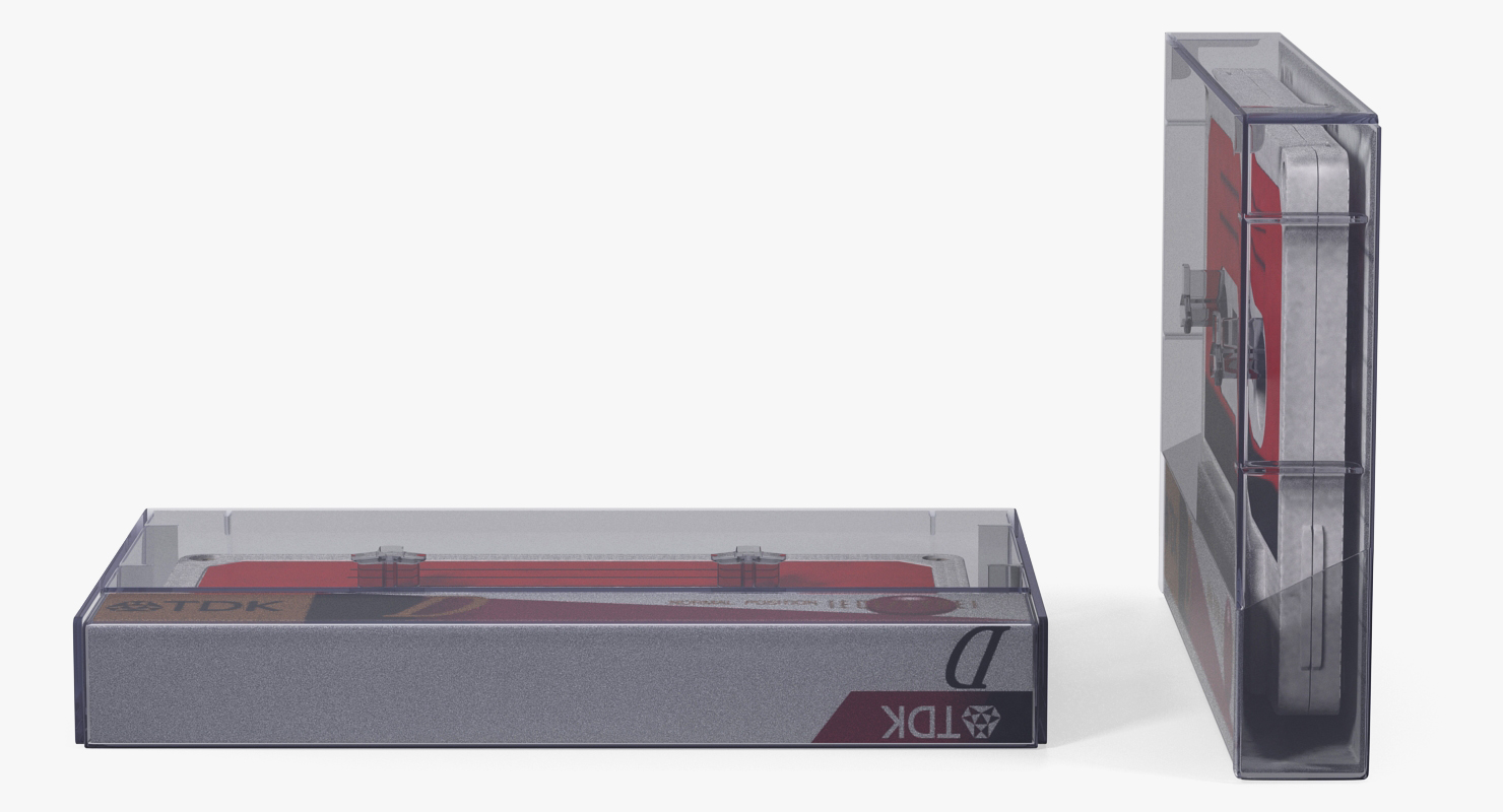 Vintage Audio Tape in the Box 3D model