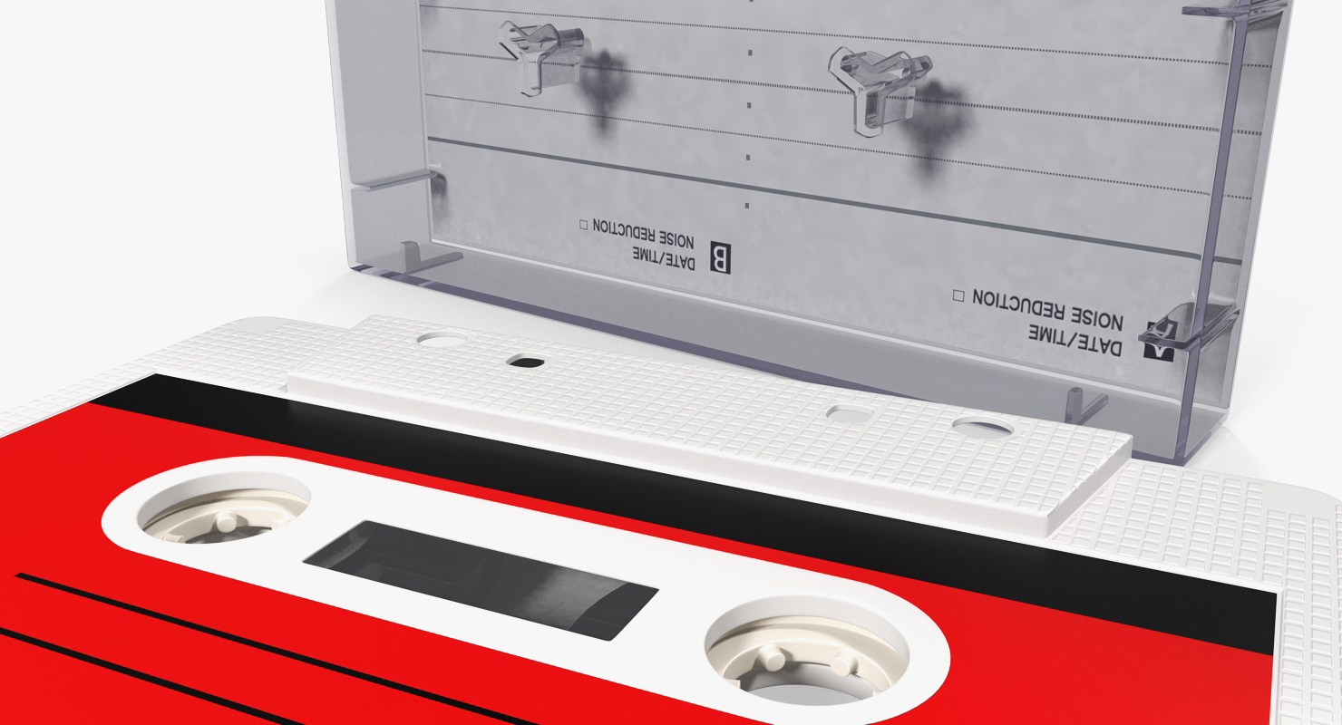 Vintage Audio Tape in the Box 3D model