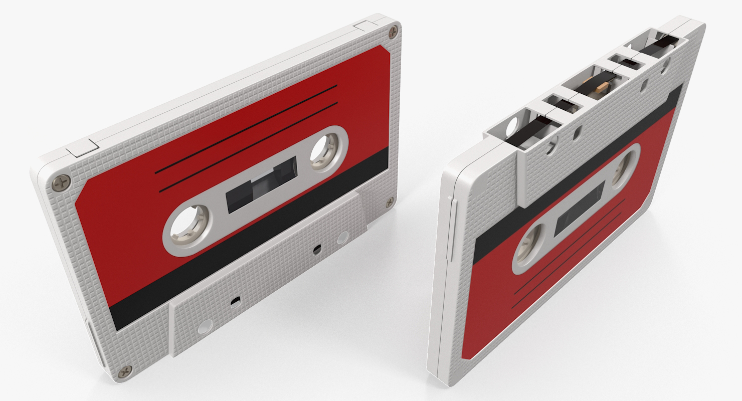 Vintage Audio Tape in the Box 3D model