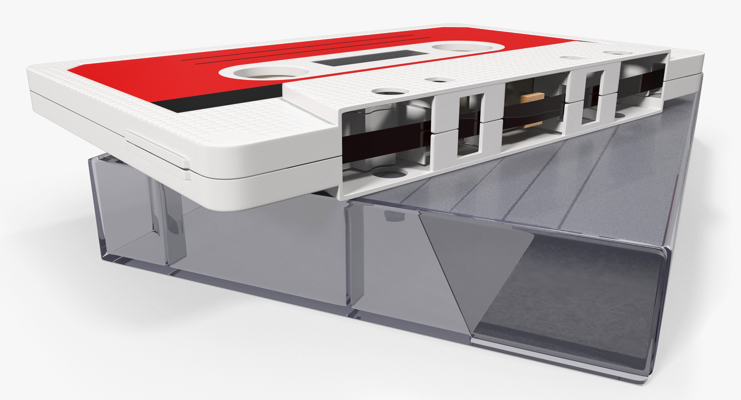 Vintage Audio Tape in the Box 3D model