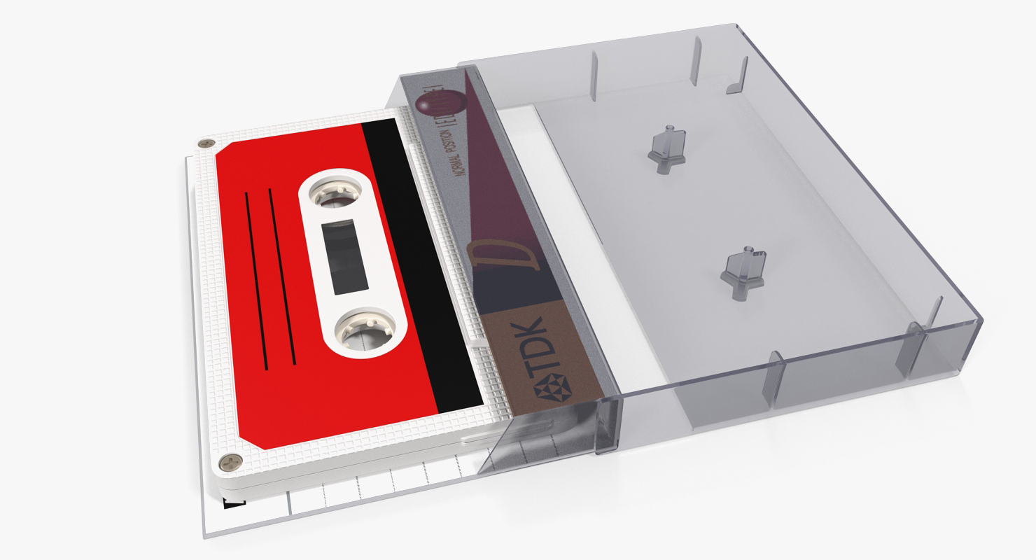 Vintage Audio Tape in the Box 3D model