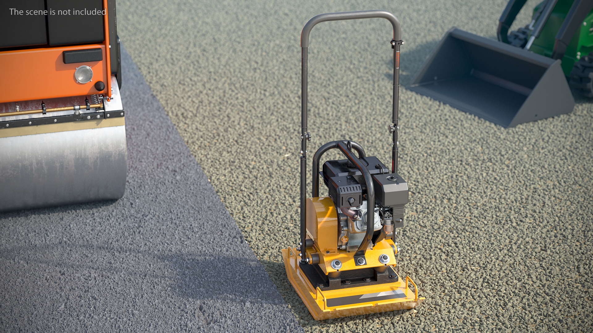Gasoline Vibratory Plate Compactor 3D model