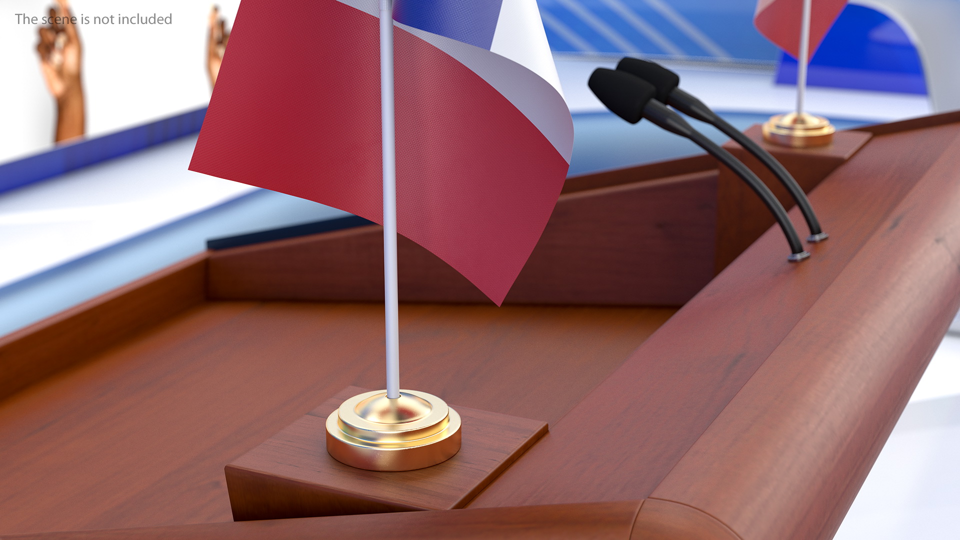 Table Flag France 3D