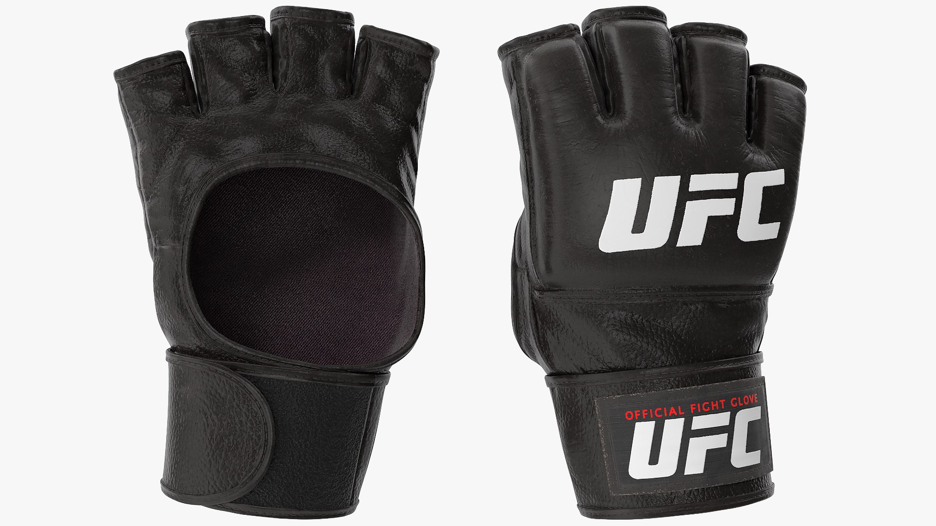 3D UFC MMA Fighter Character A-Pose Fur