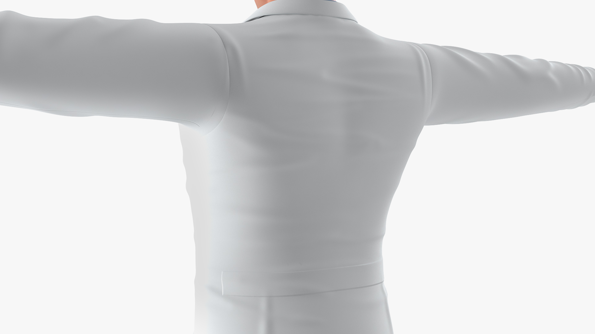 3D Male Doctor T-Pose model