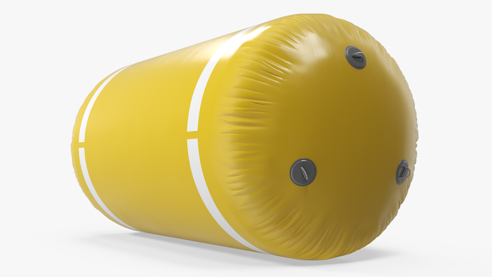 Floating Inflatable Marker Buoy for Water Sport Yellow Line 3D model