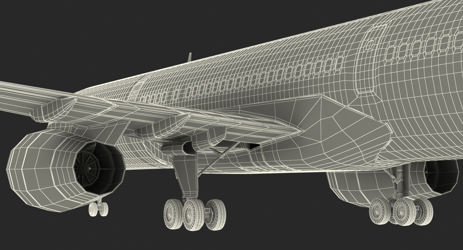 Boeing 757 200 Generic Rigged 3D model