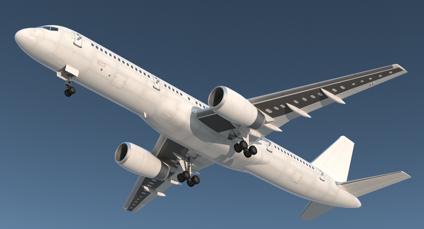Boeing 757 200 Generic Rigged 3D model