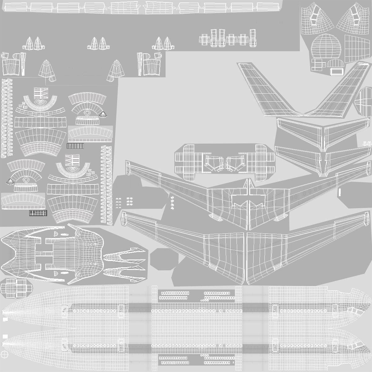 Boeing 757 200 Generic Rigged 3D model