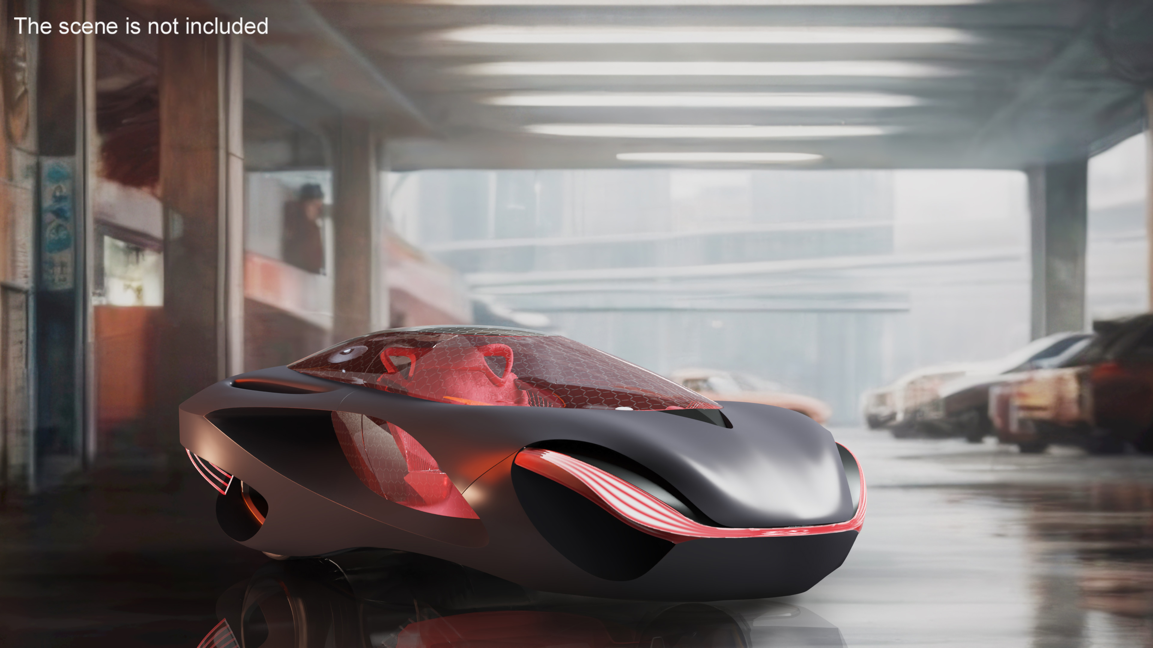 3D model Fantastic Flying Car