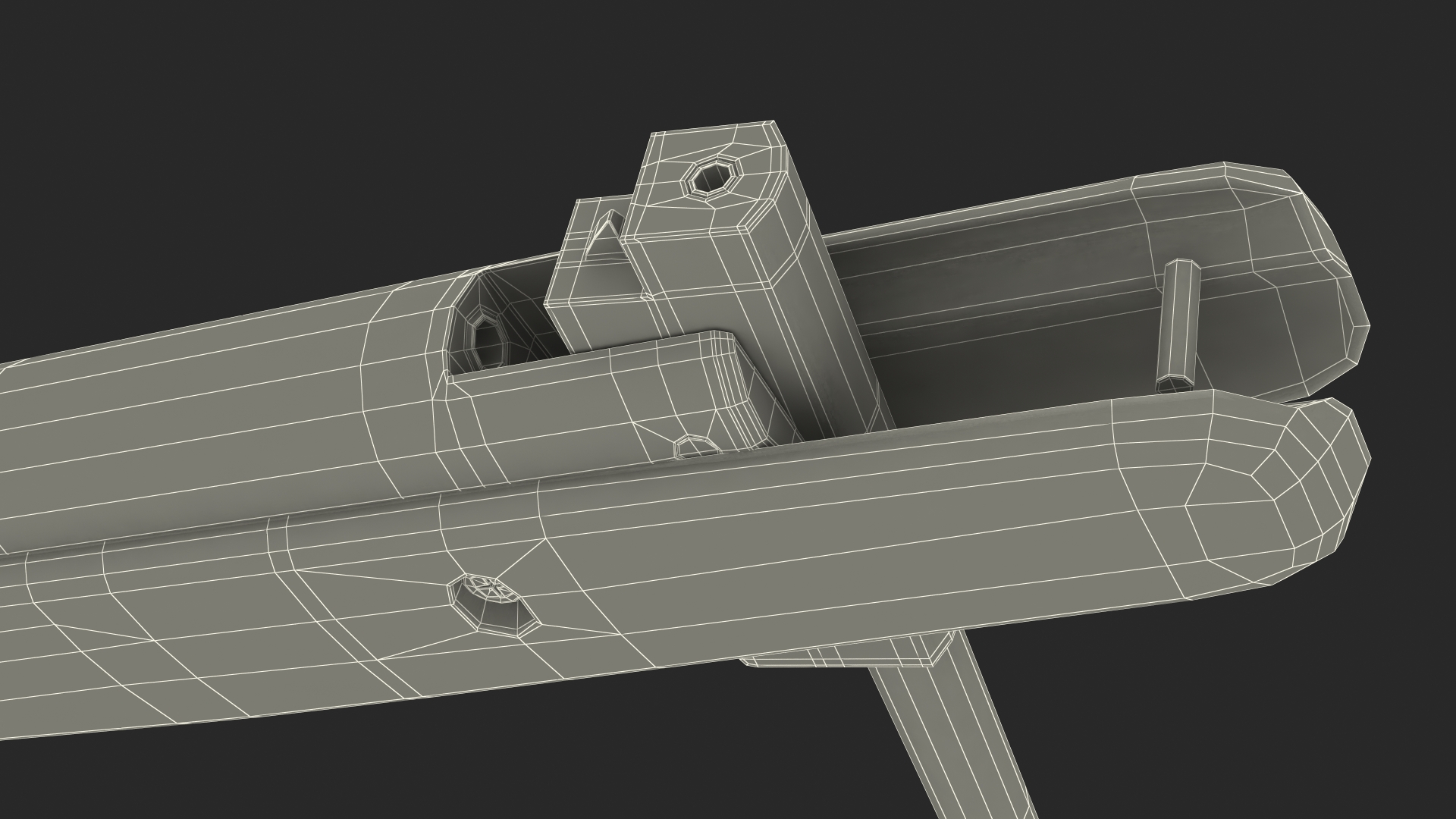 Crosman Break Barrel Air Rifle Rigged 3D