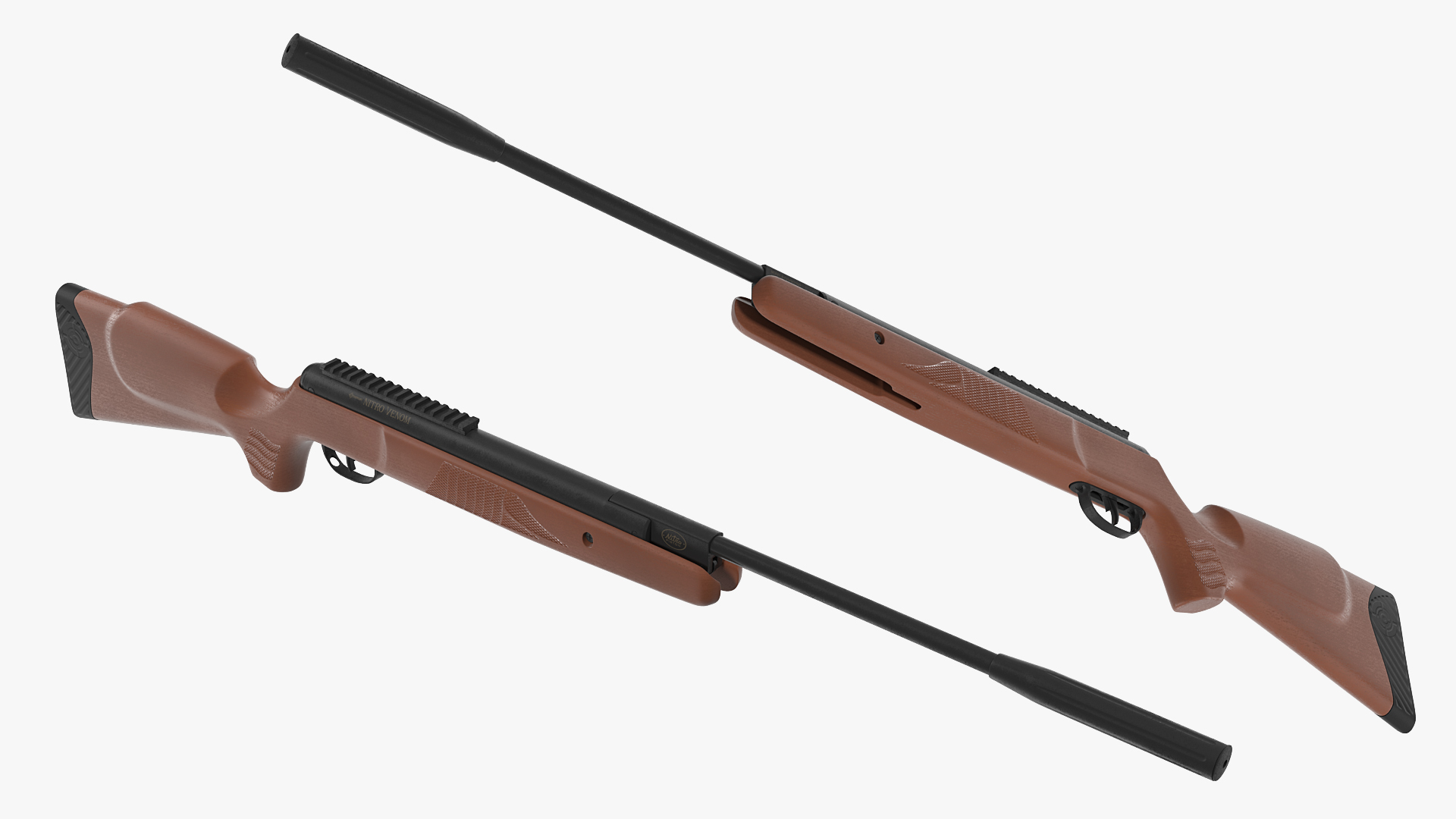 Crosman Break Barrel Air Rifle Rigged 3D