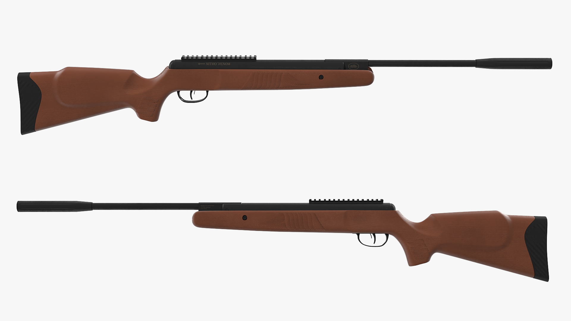 Crosman Break Barrel Air Rifle Rigged 3D