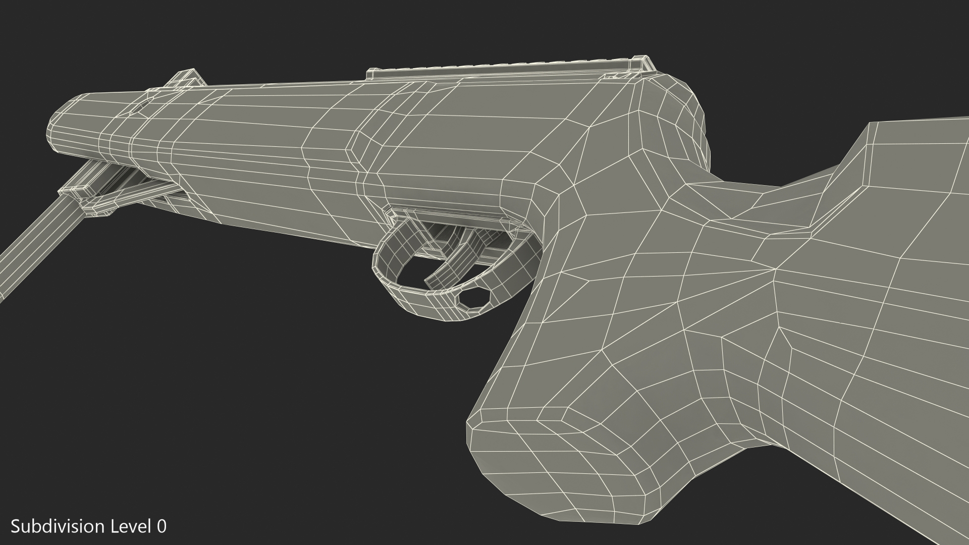 Crosman Break Barrel Air Rifle Rigged 3D