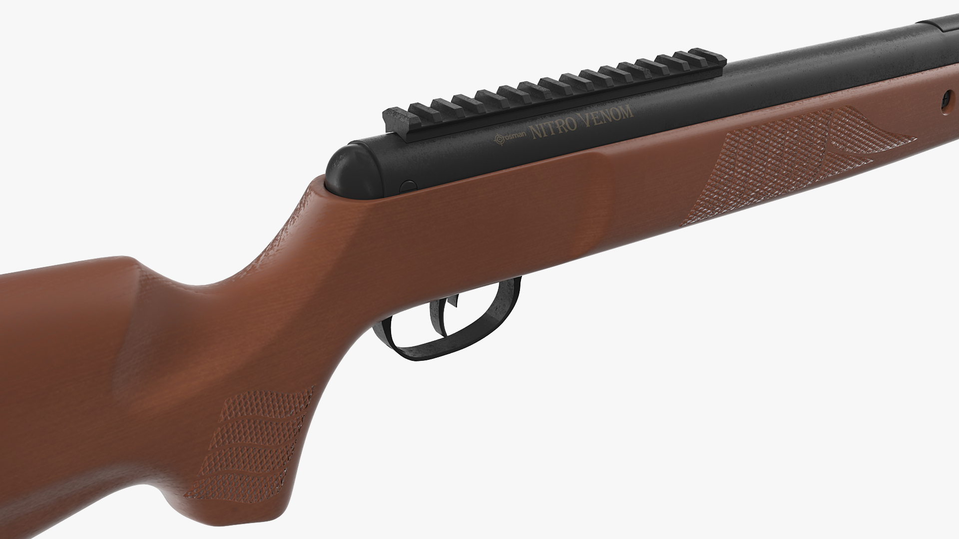 Crosman Break Barrel Air Rifle Rigged 3D