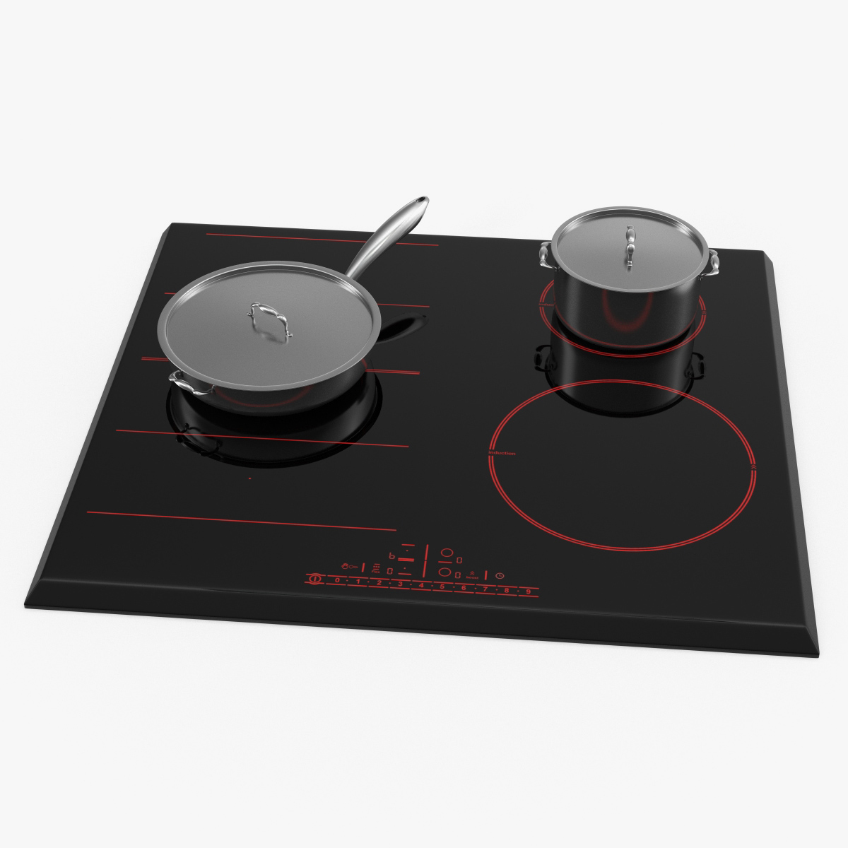 Black Induction Hob Generic