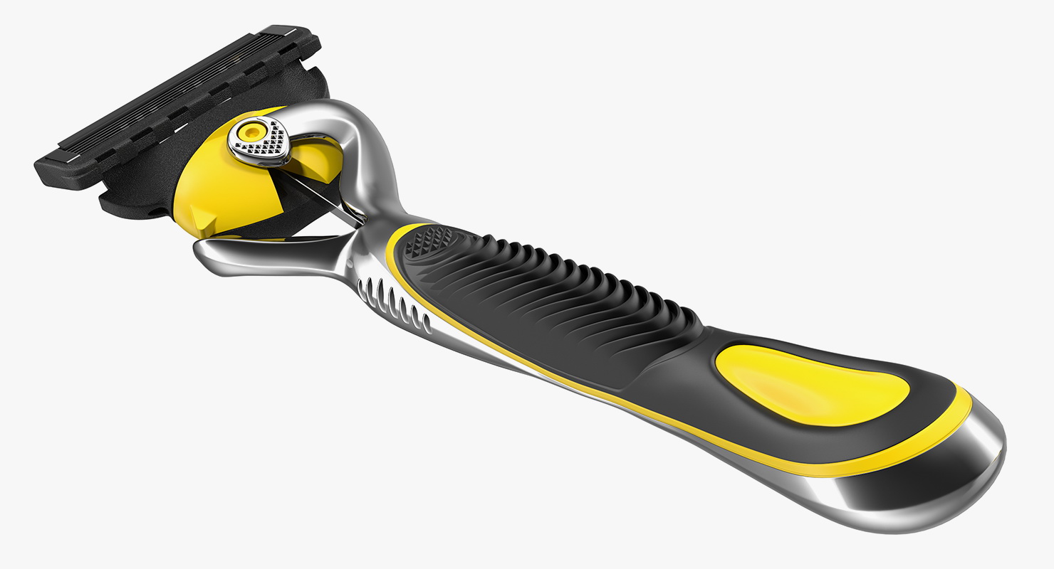 Shaving Razor with Stand 3D model