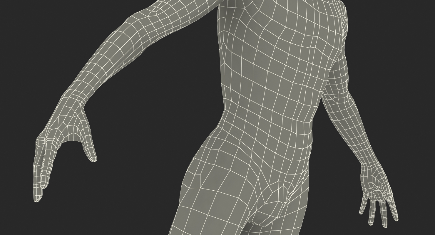 3D Nike Sportswear Suit Anthrazit Lowered Hood on Mannequin