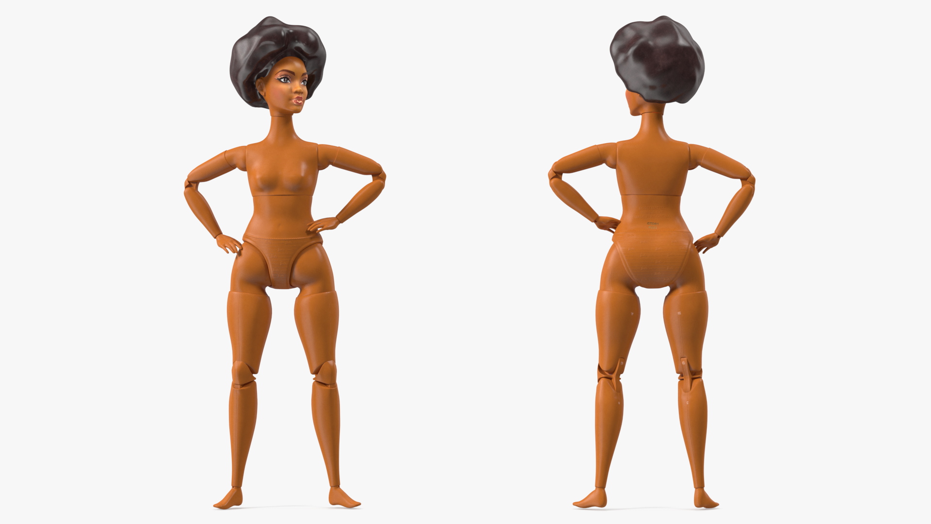 Barbie Looks Doll Elle GTD91 Standing Pose 3D