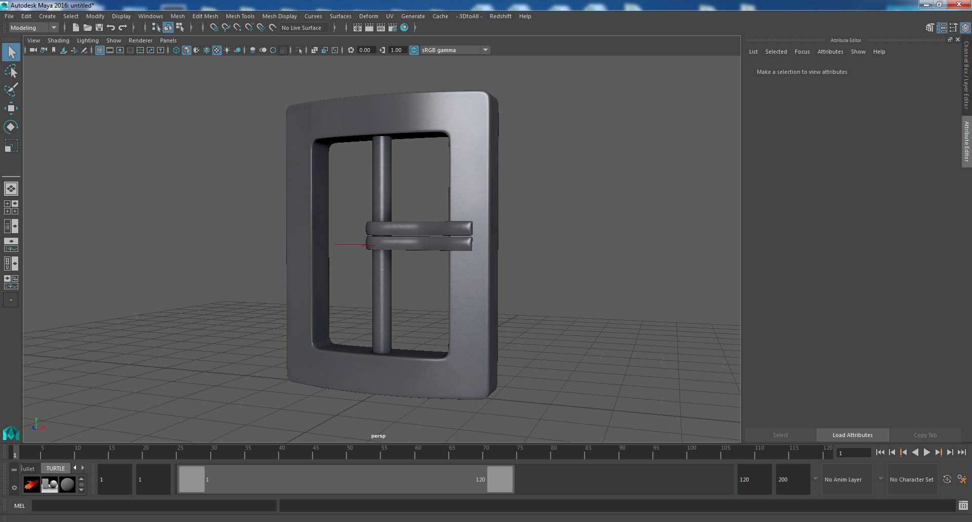 Used Elegant Belt 3D