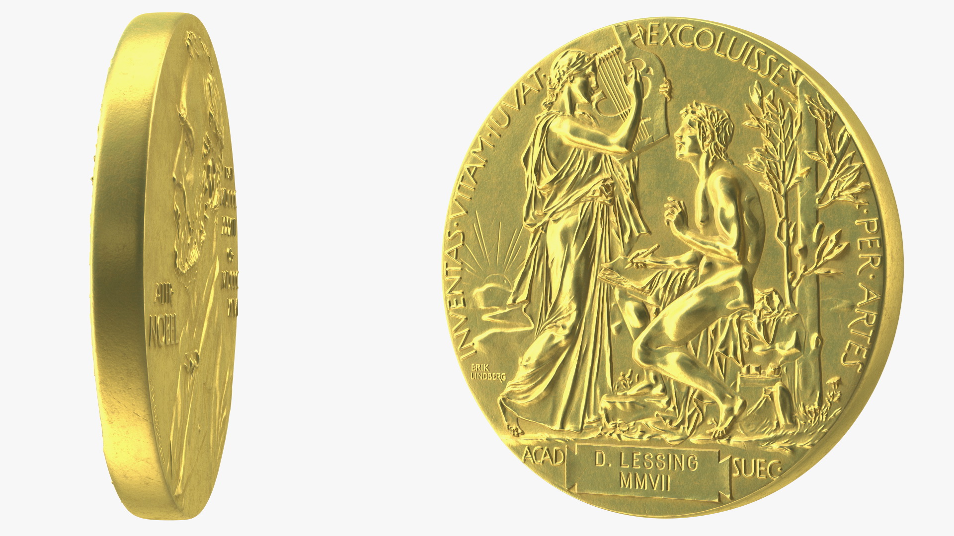 Literature Nobel Prize 3D