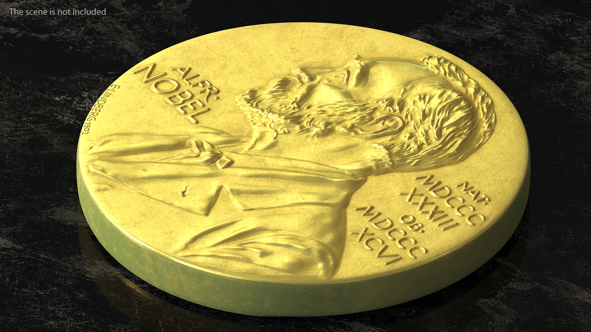 Literature Nobel Prize 3D