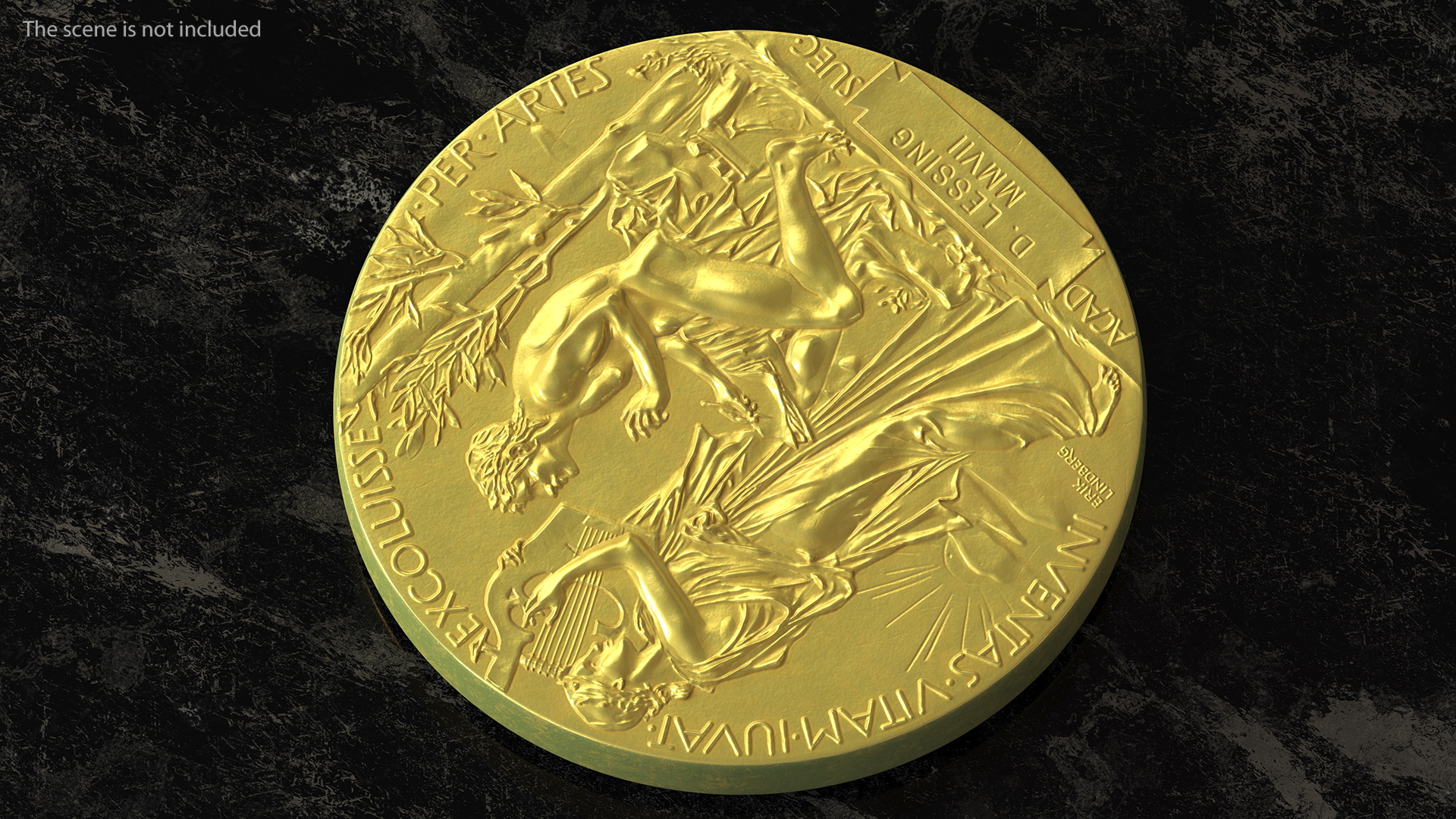Literature Nobel Prize 3D