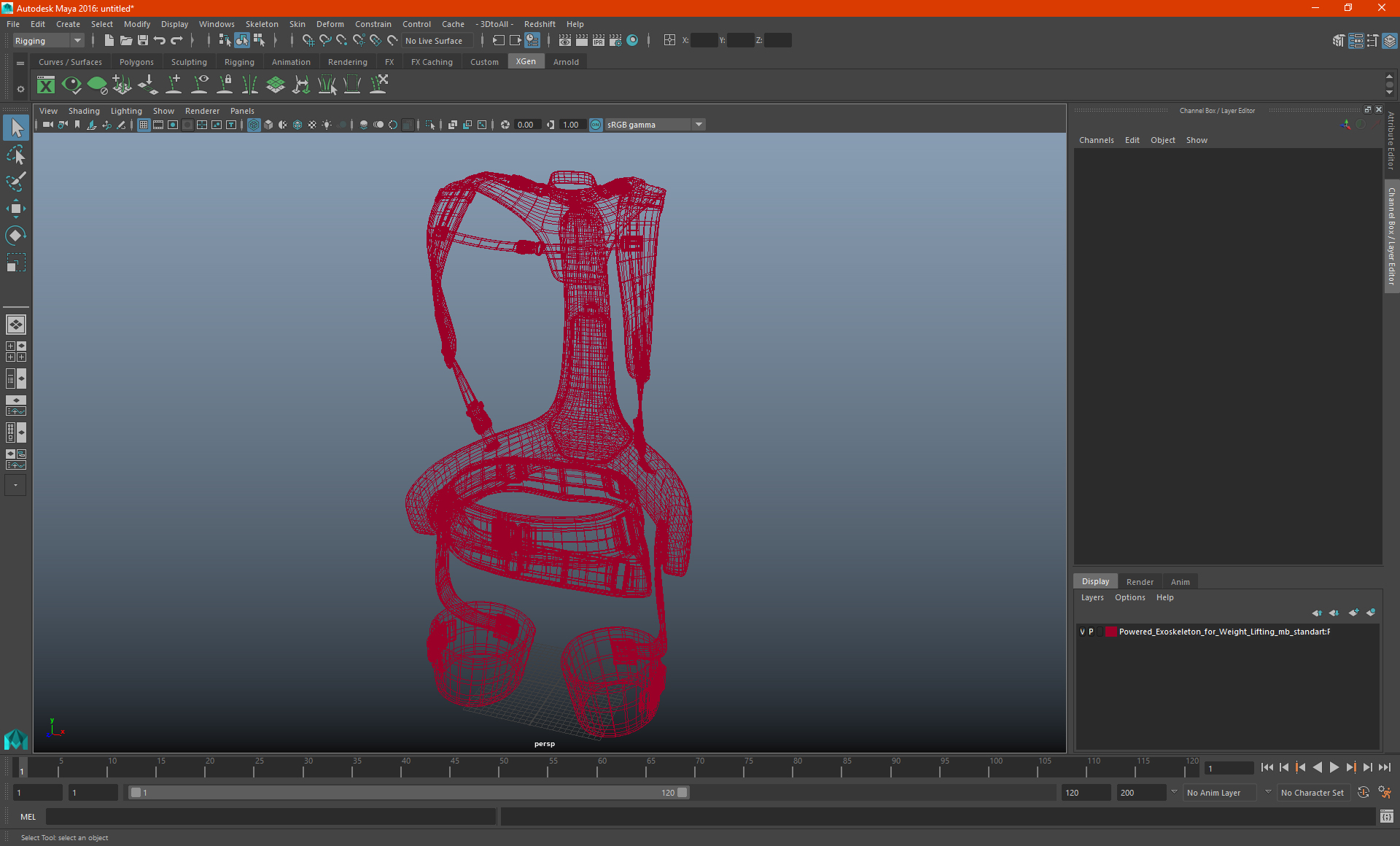 3D model Exoskeleton ATOUN Model Y