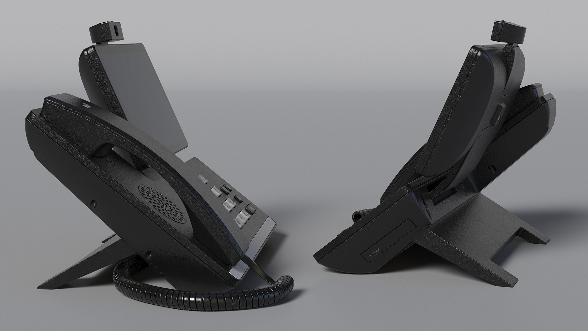 3D Office Smart Video IP Phone Black model
