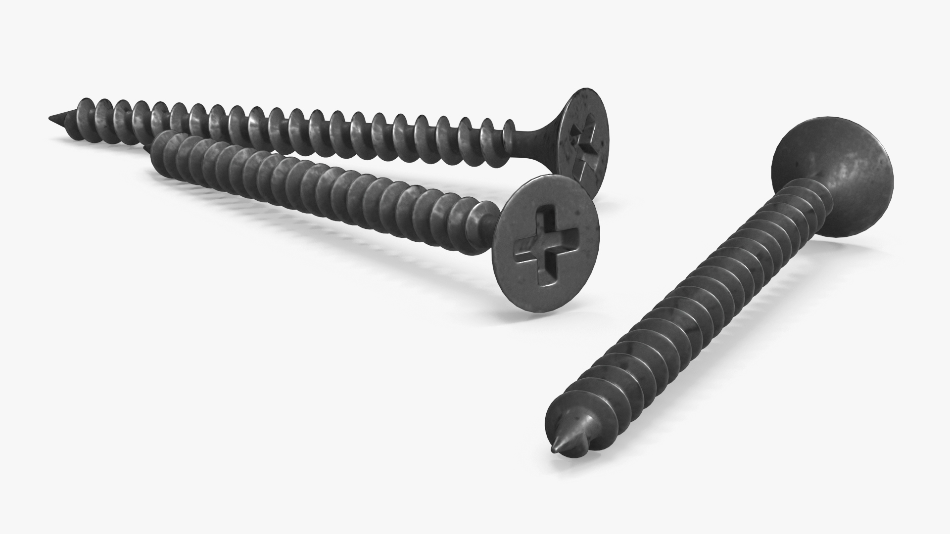 3D Drywall Nails model