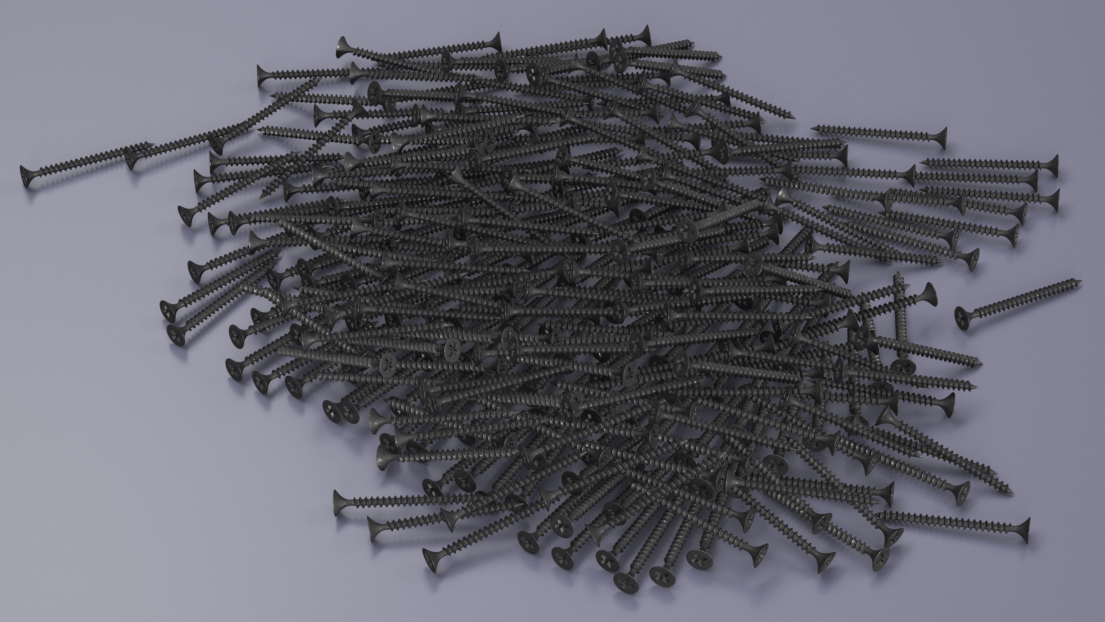 3D Drywall Nails model