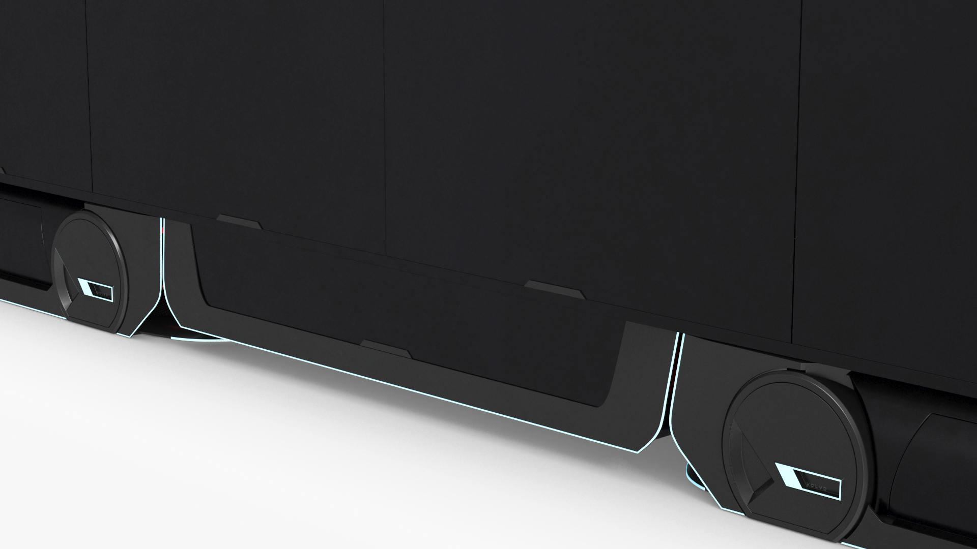 3D model Futuristic Volvo Autonomous Carrier