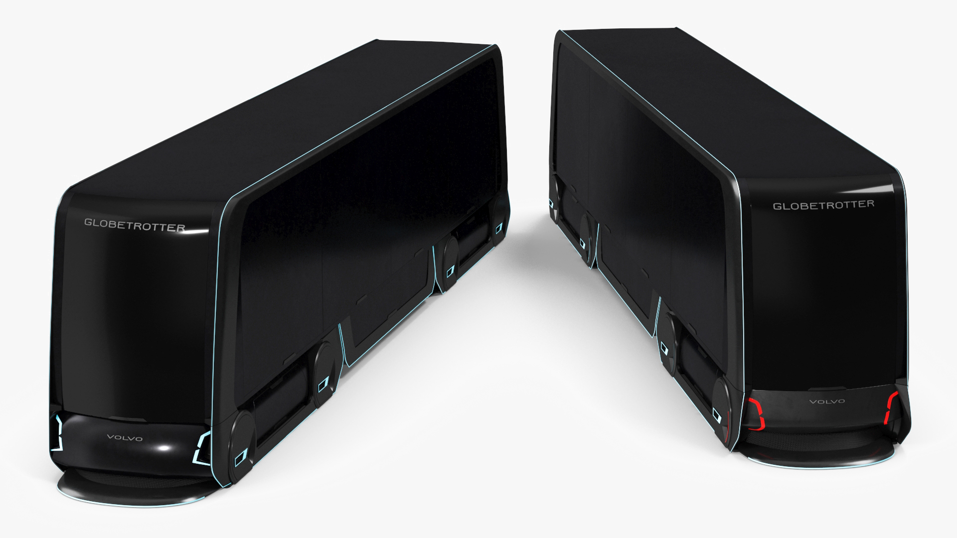 3D model Futuristic Volvo Autonomous Carrier