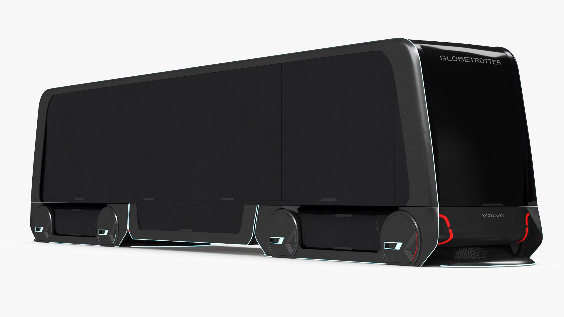 3D model Futuristic Volvo Autonomous Carrier