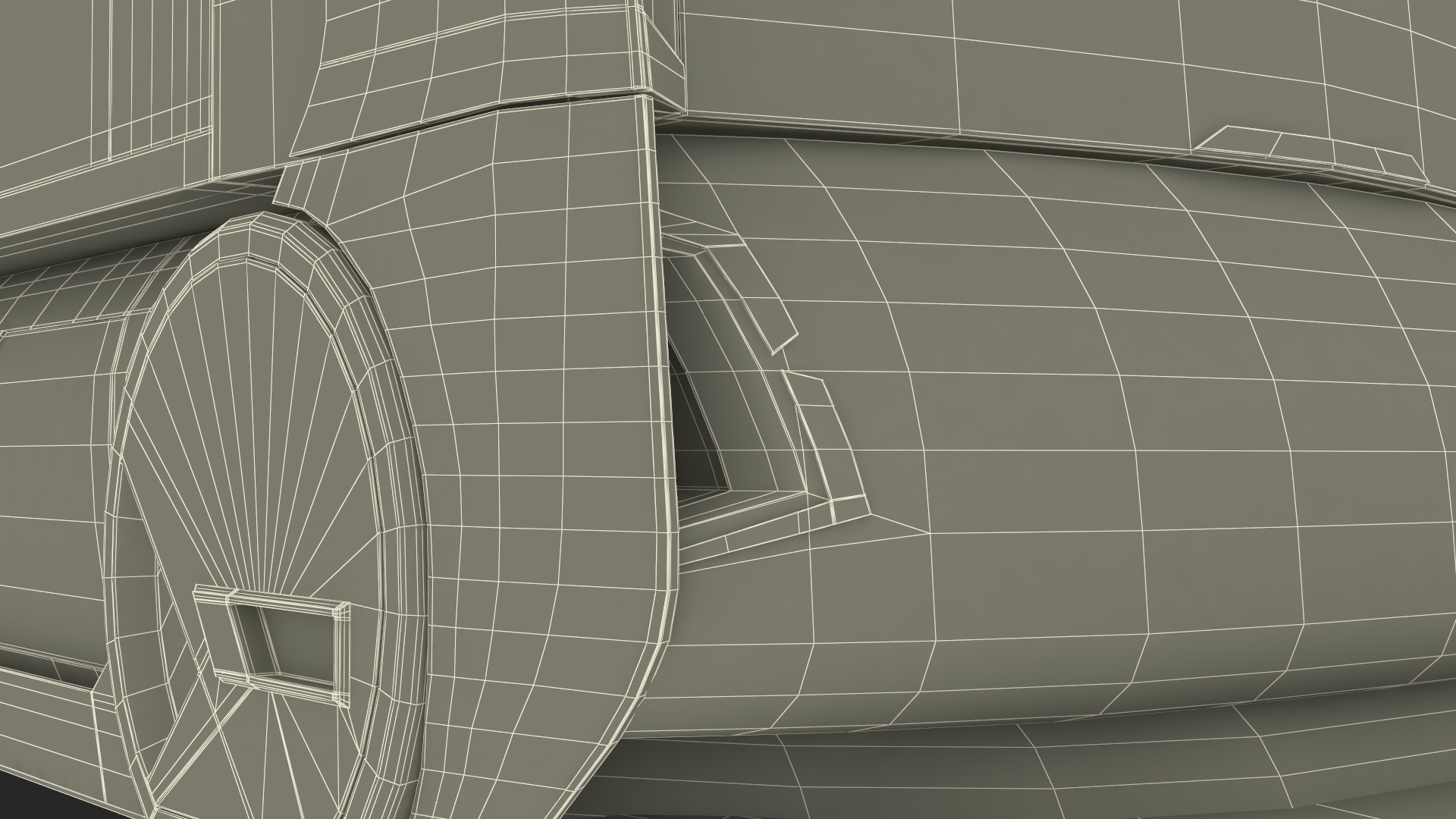 3D model Futuristic Volvo Autonomous Carrier
