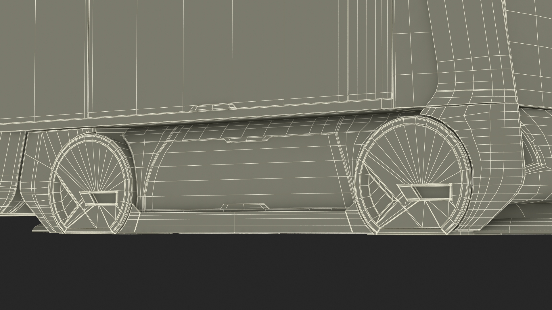 3D model Futuristic Volvo Autonomous Carrier