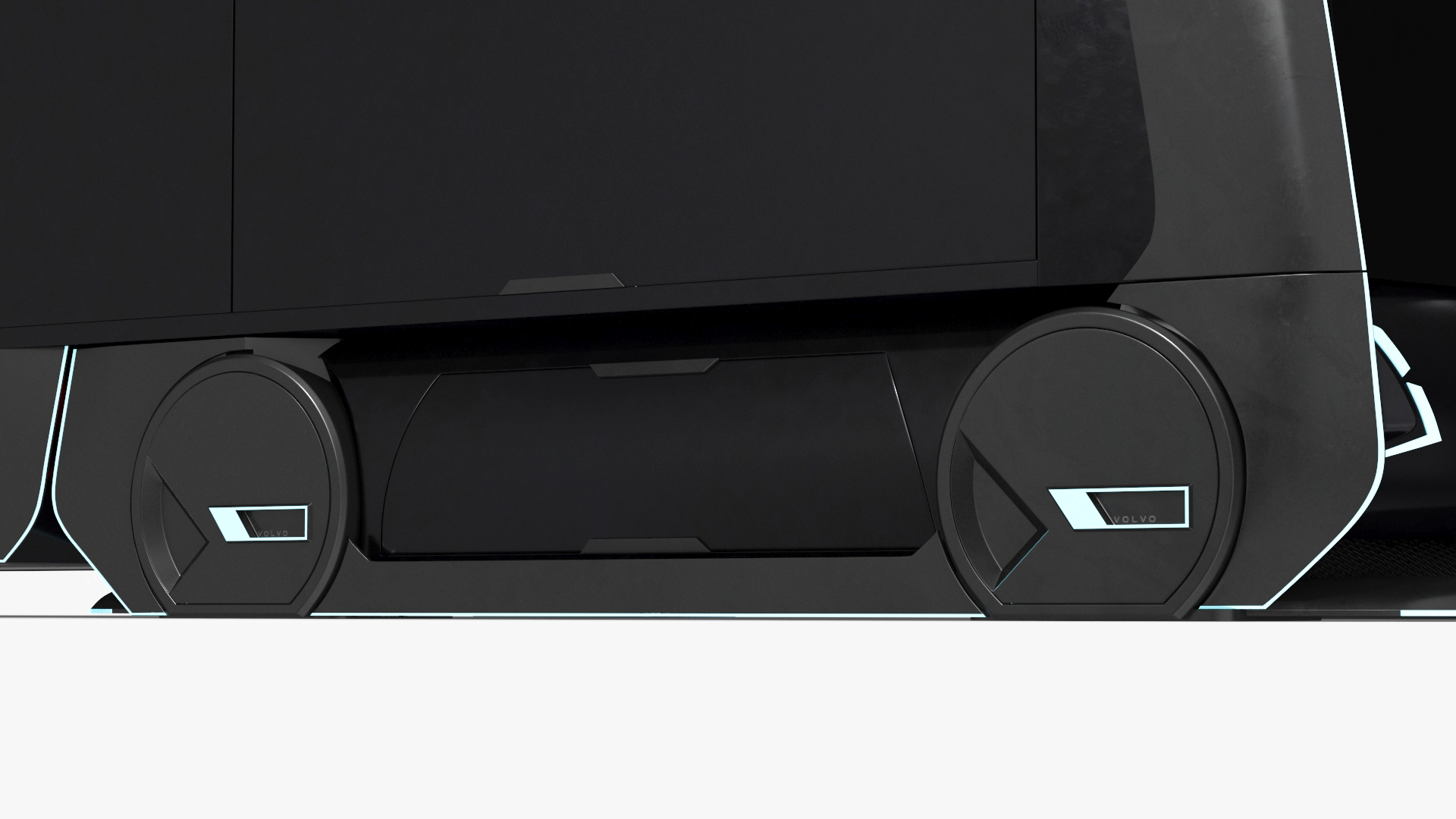 3D model Futuristic Volvo Autonomous Carrier