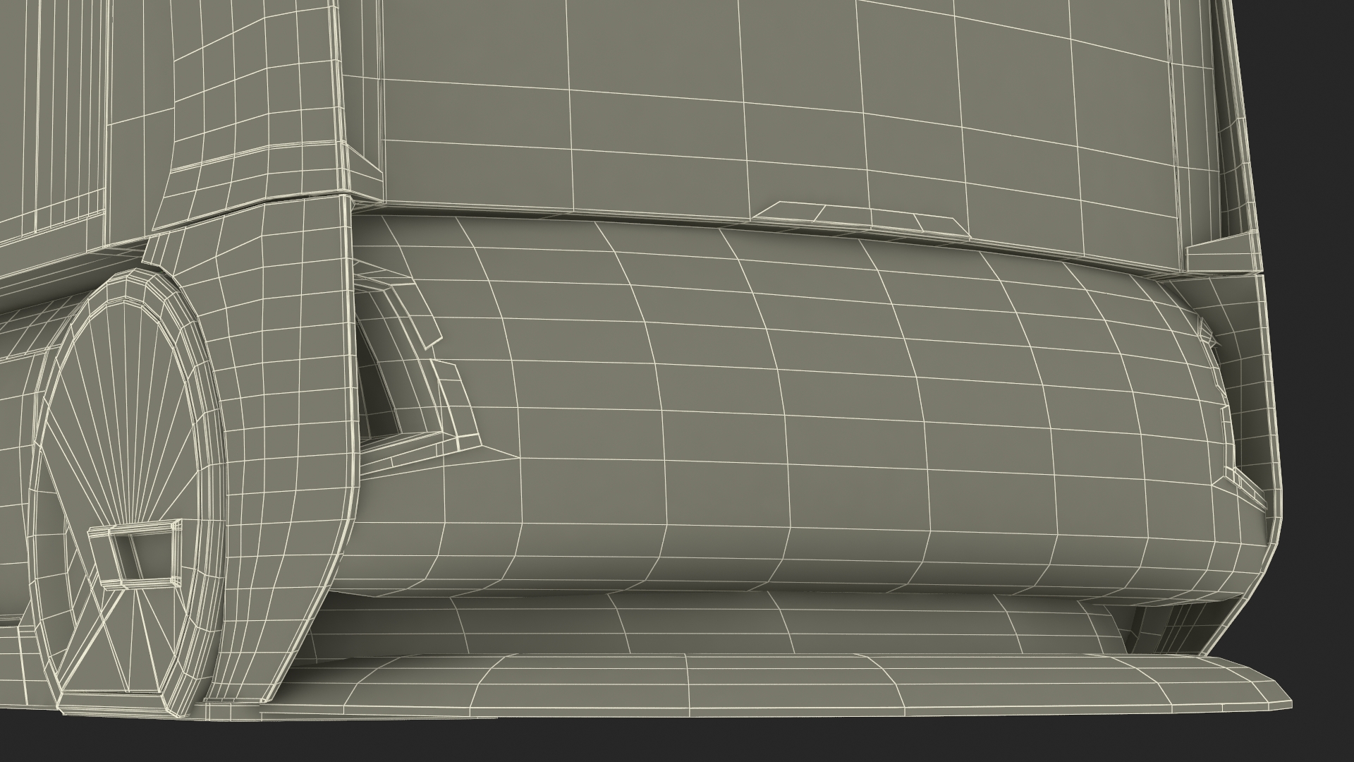 3D model Futuristic Volvo Autonomous Carrier