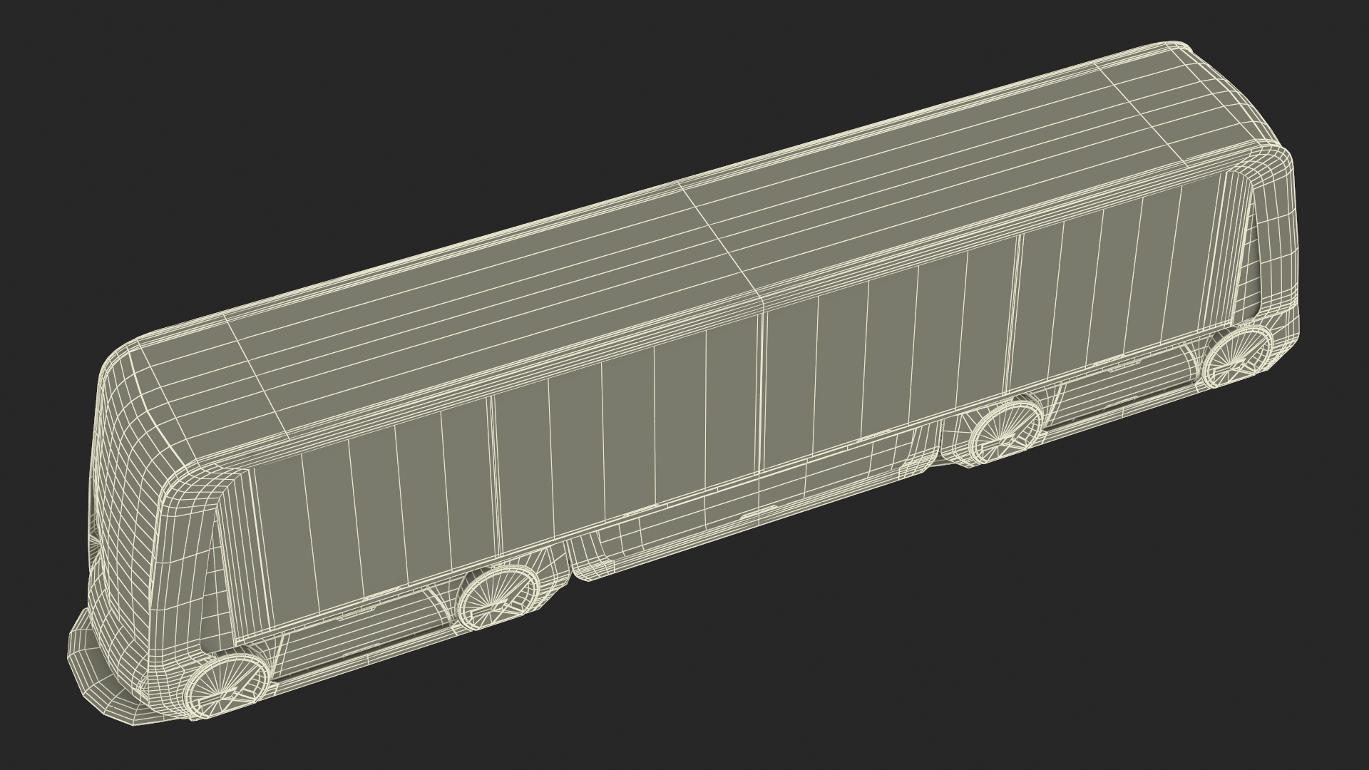 3D model Futuristic Volvo Autonomous Carrier