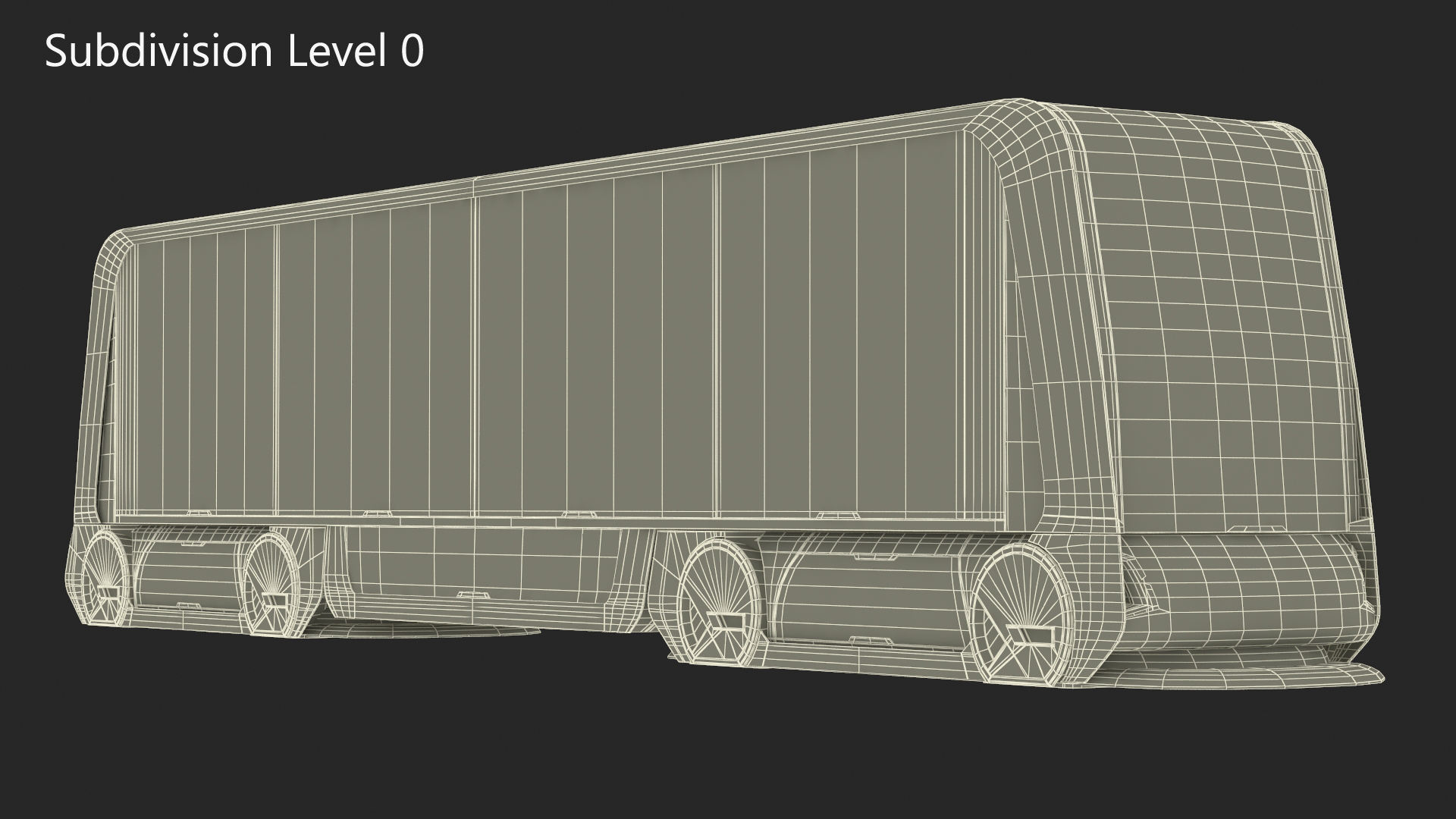 3D model Futuristic Volvo Autonomous Carrier