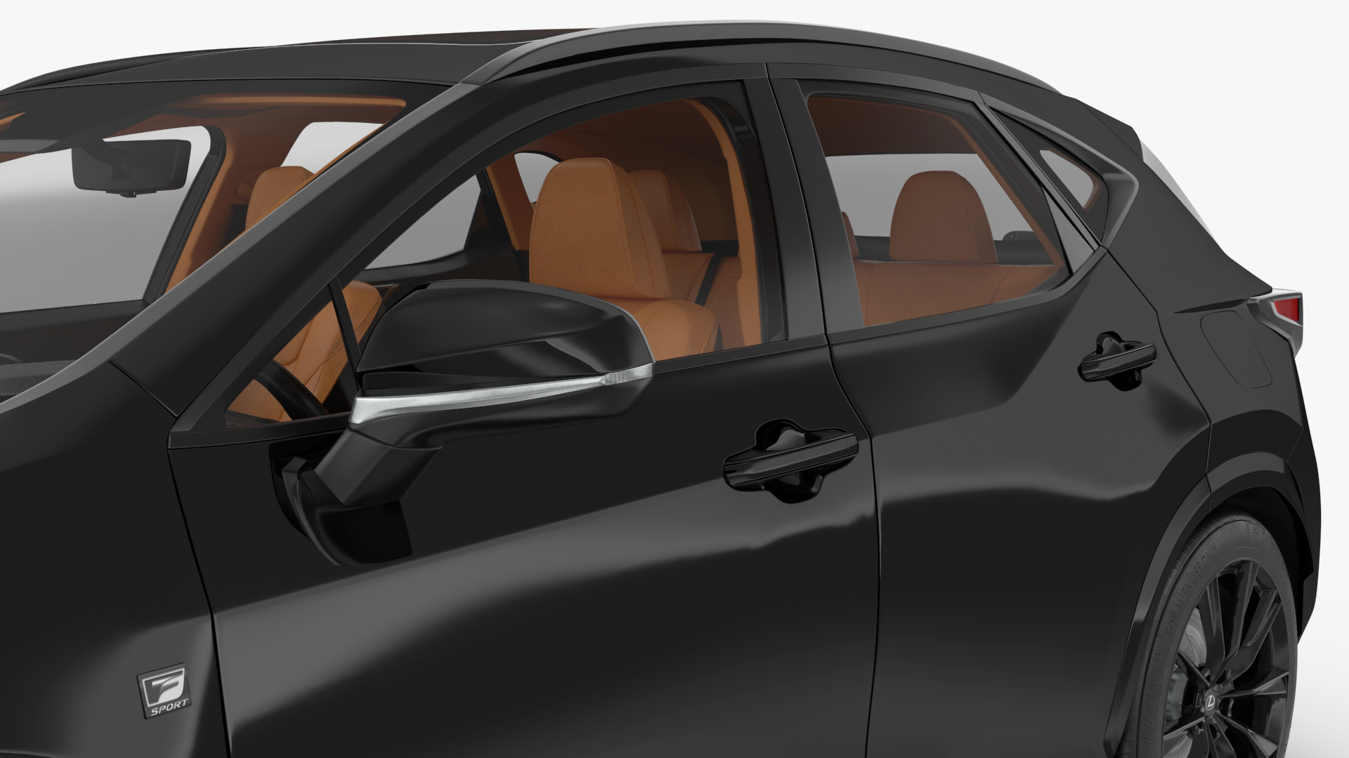 3D Lexus NX HYBRID 2024 Black